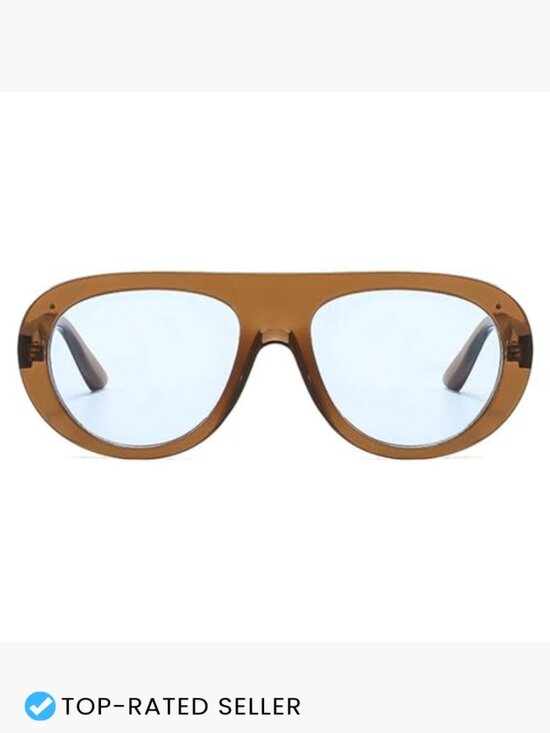 Vintage Oversized Sunglasses Retro Pilot Square UV Protection main image 5